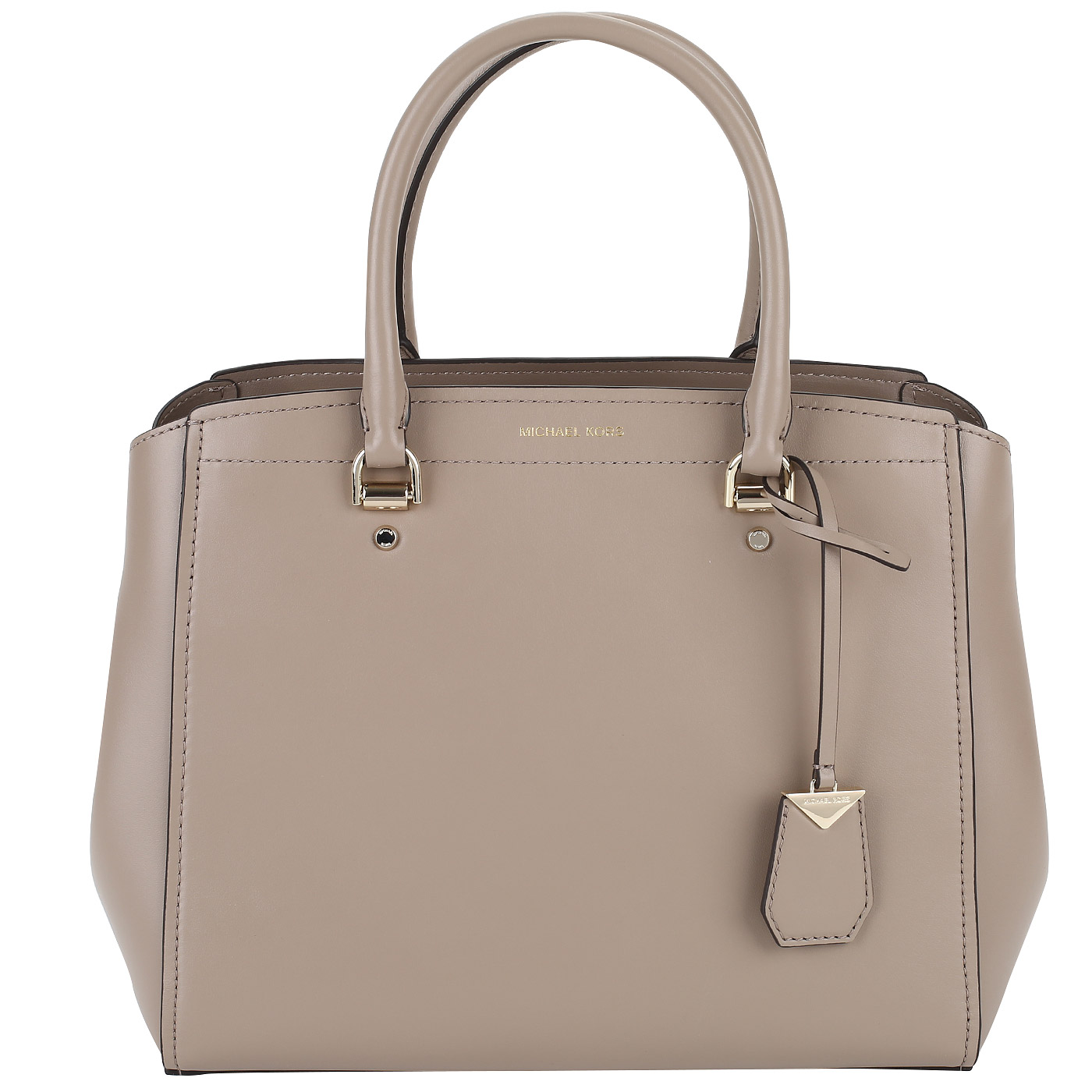 Michael Kors Кожаная сумка с боковыми кнопками