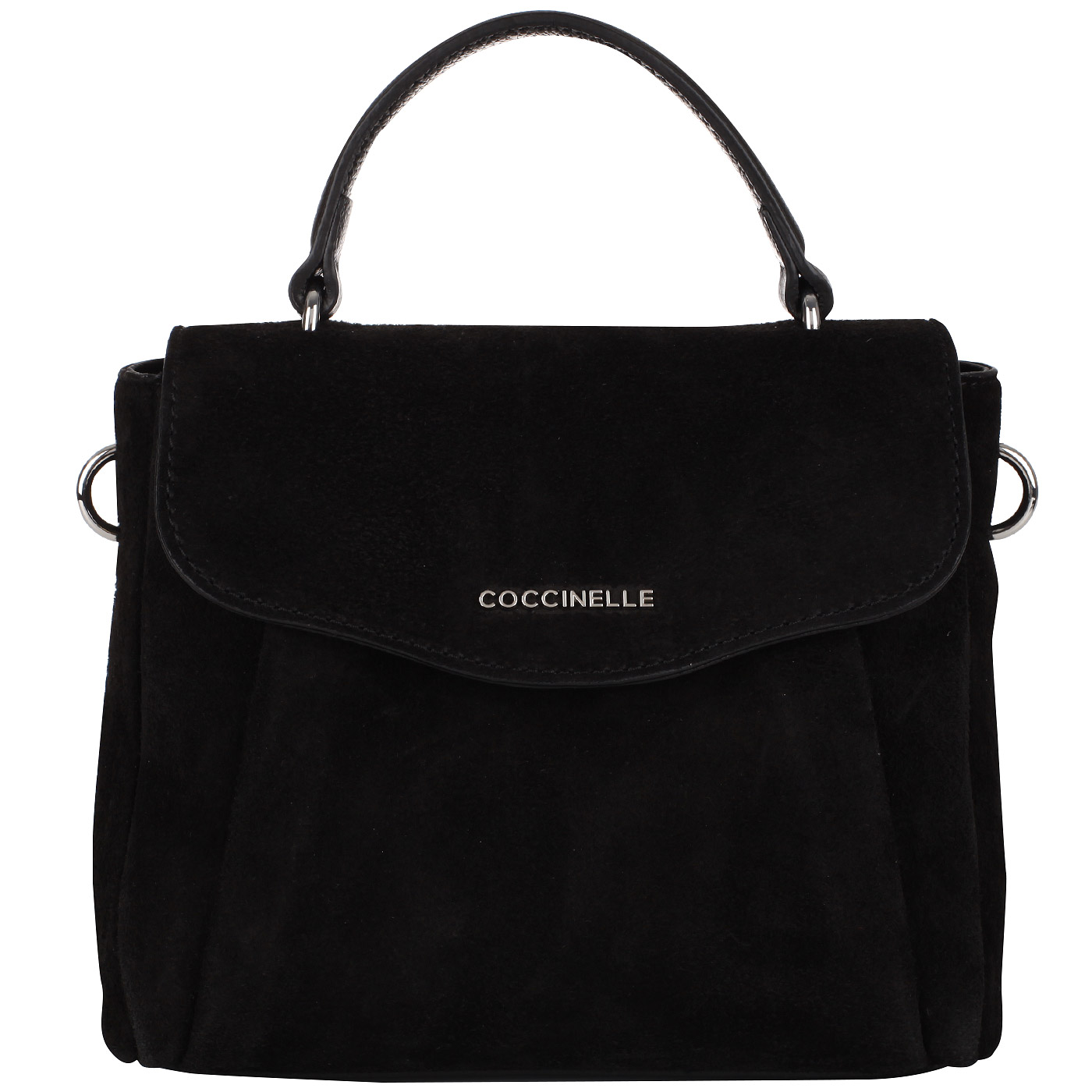 Coccinelle Черная замшевая сумочка
