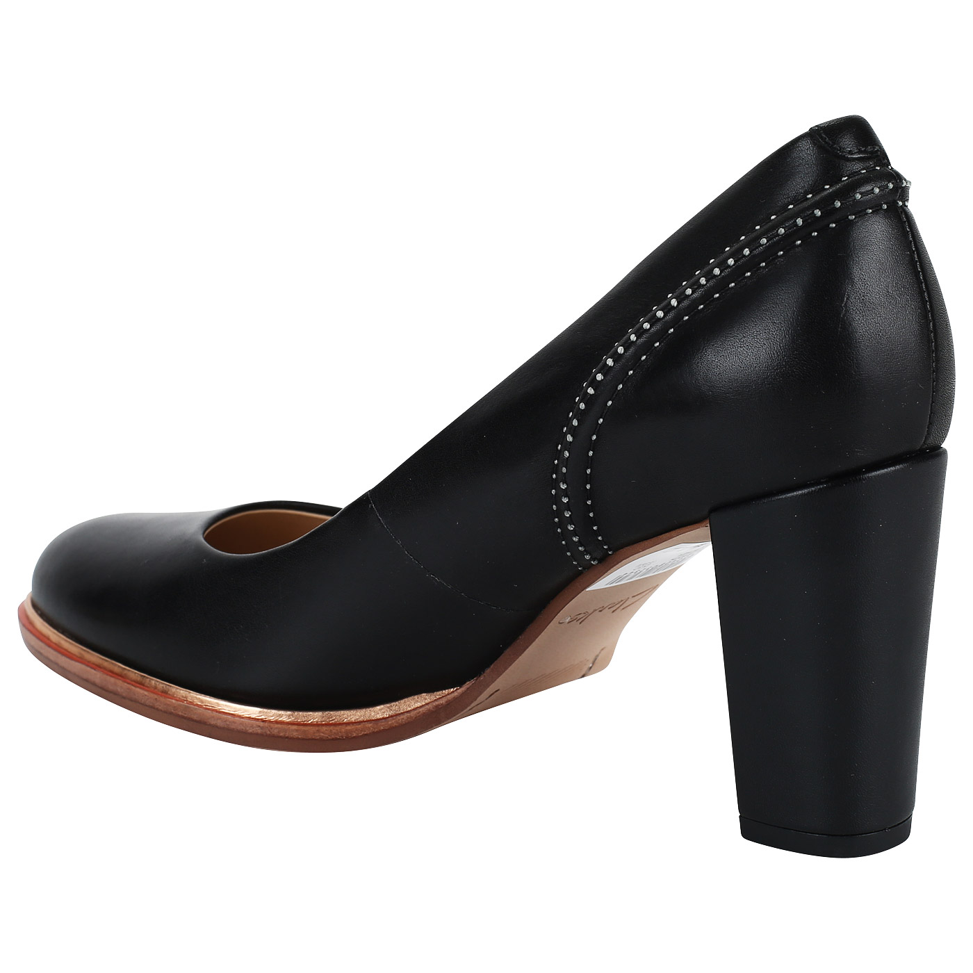 Черные женские туфли на каблуке Clarks Ellis Edith