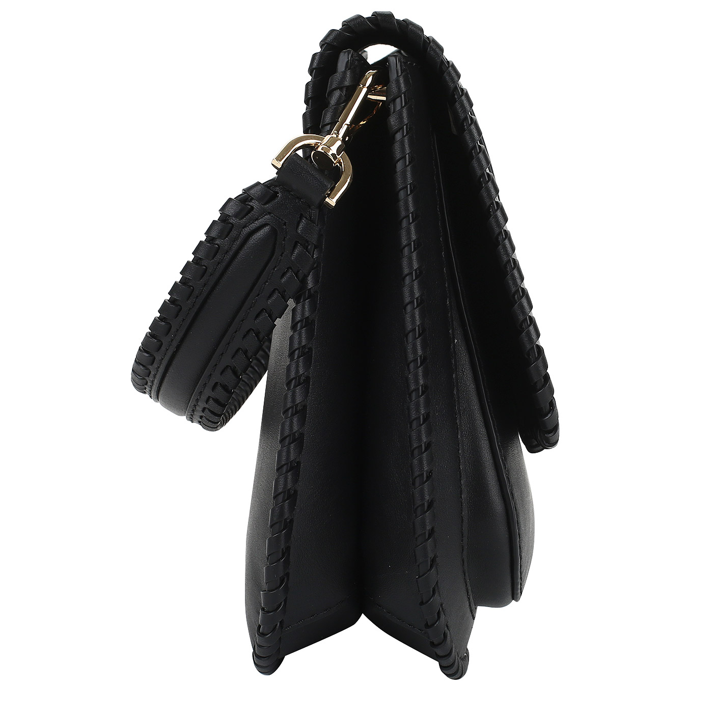 Черная сумочка с откидным клапаном Michael Kors Lillie