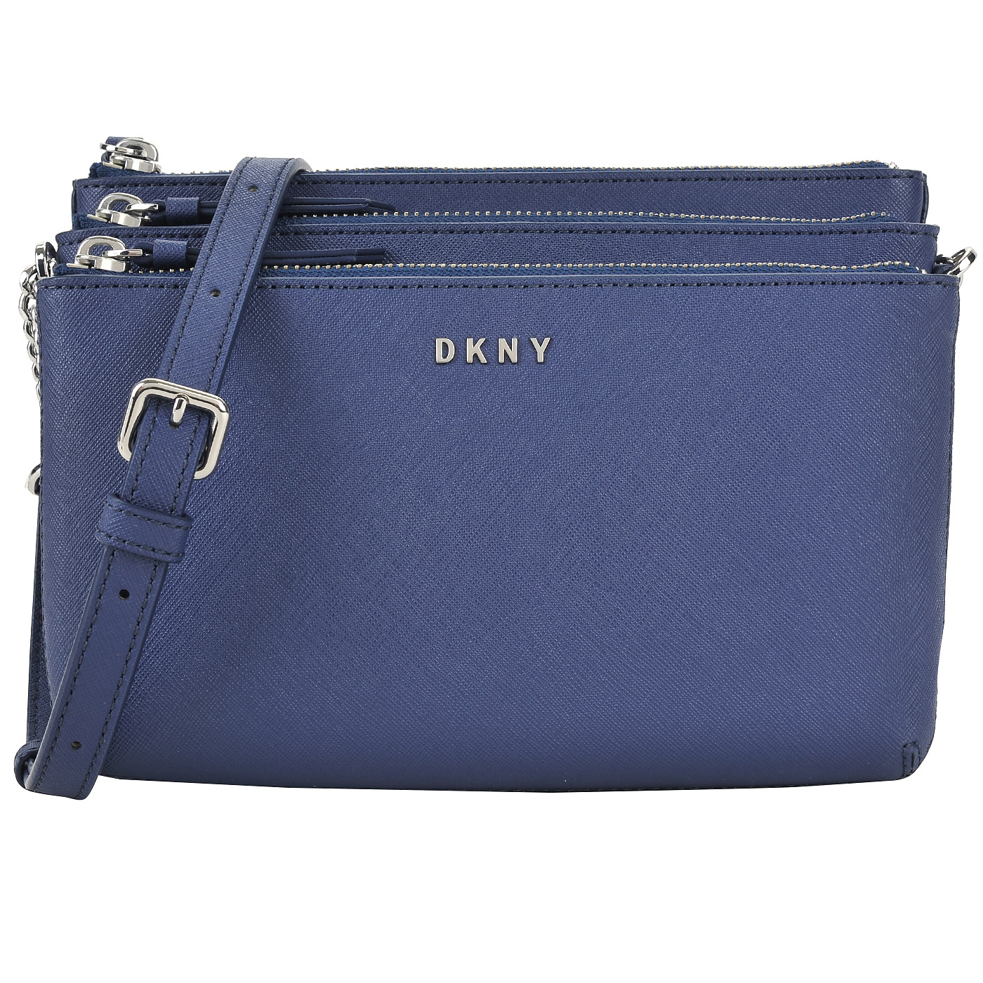DKNY Маленькая сумка кросс-боди из сафьяновой кожи