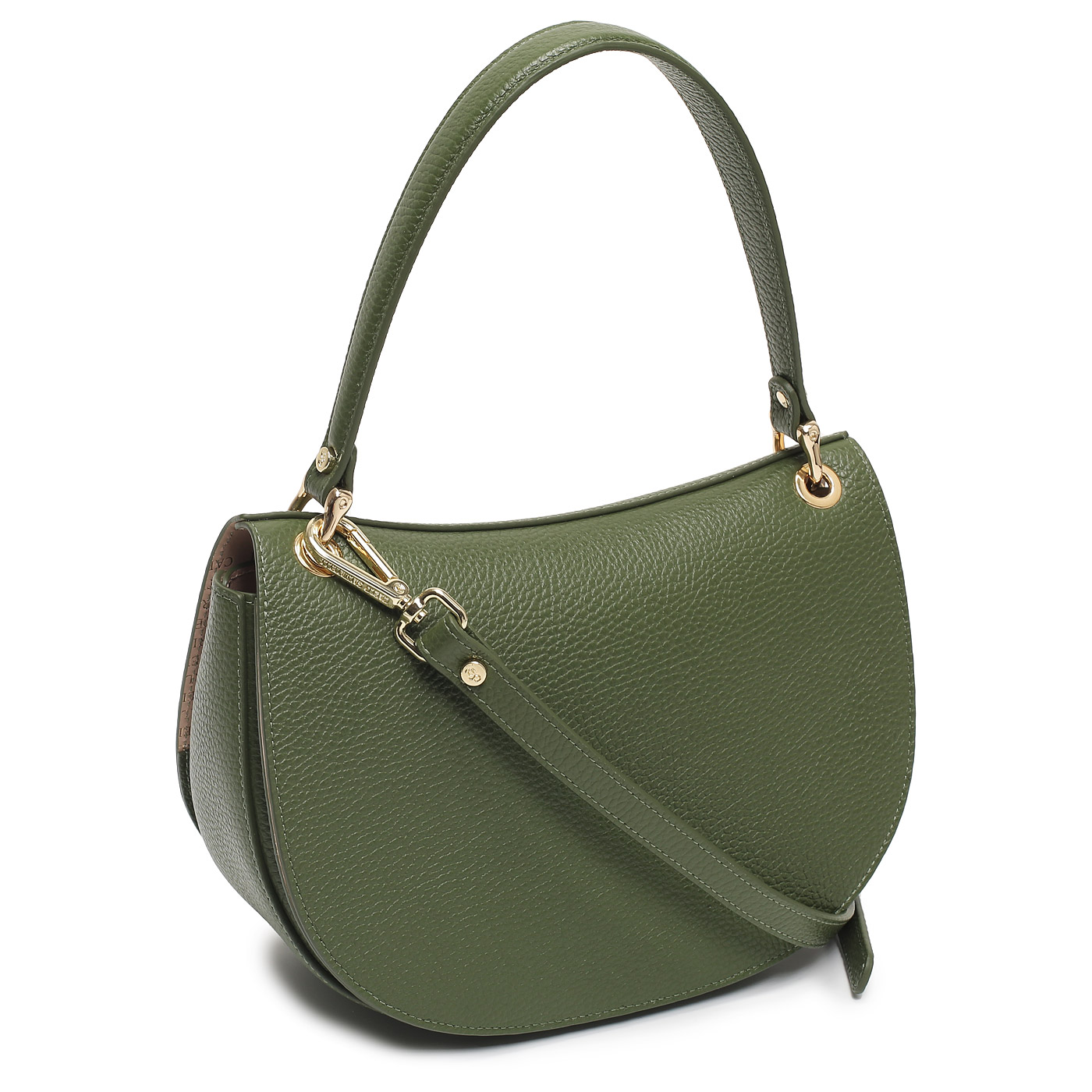 Кожаная сумка Carlo Salvatelli Madeleine gemma