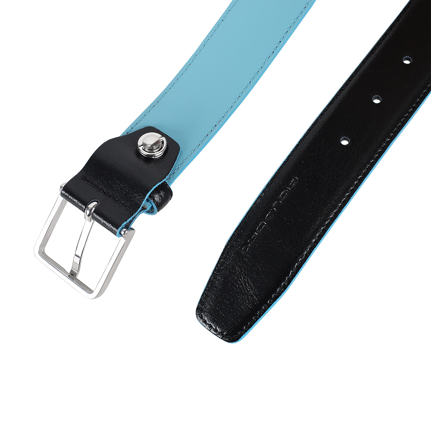 Кожаный ремень Piquadro Blue square