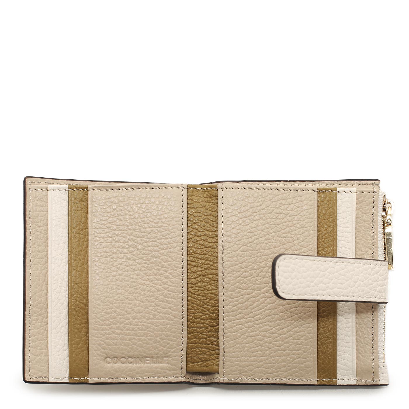 Кожаная визитница Coccinelle Metallic Tricolor