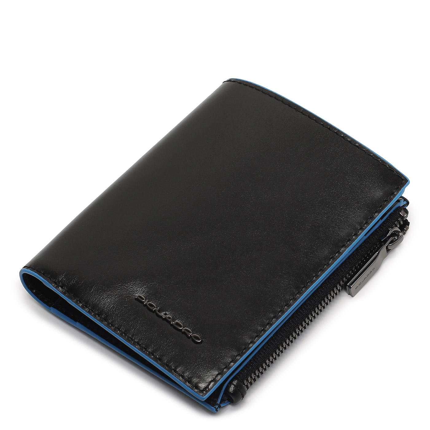 Портмоне складное на кнопке Piquadro Blue square
