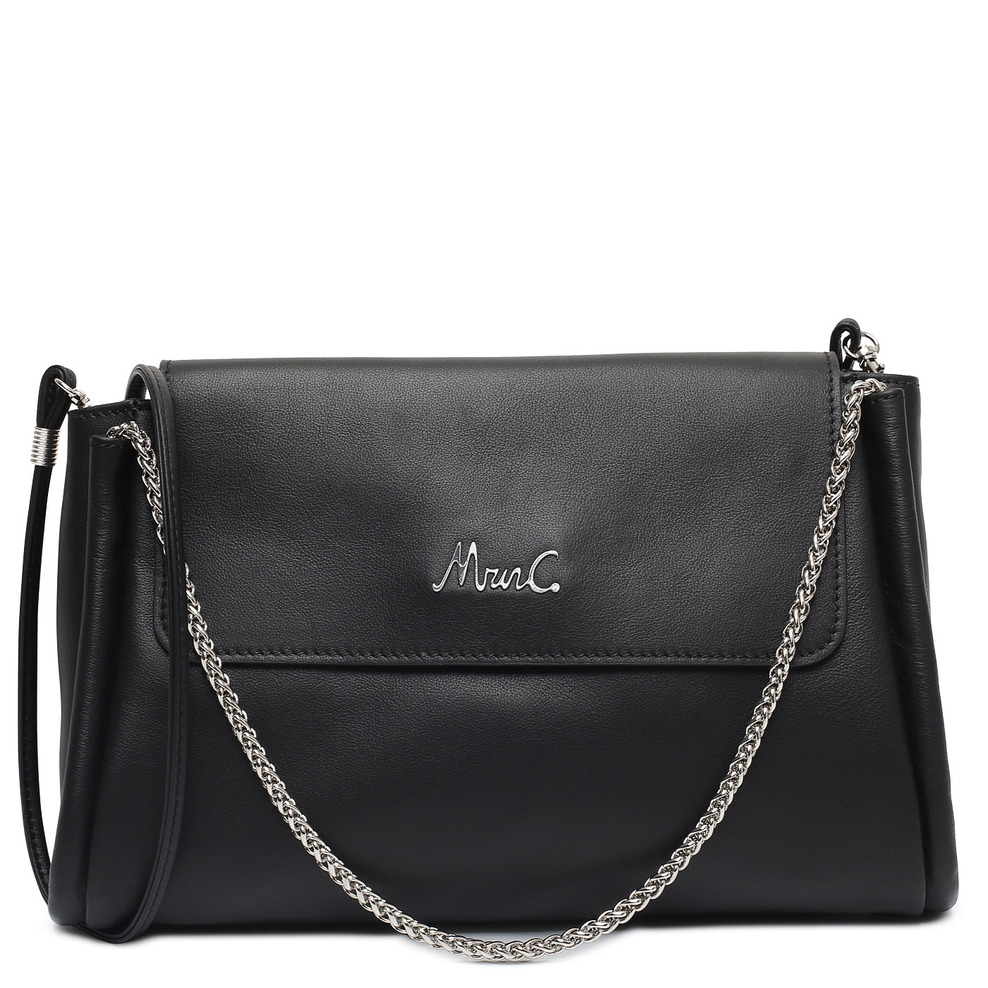 Marina Creazioni Кожаная сумка с ручками-цепочками