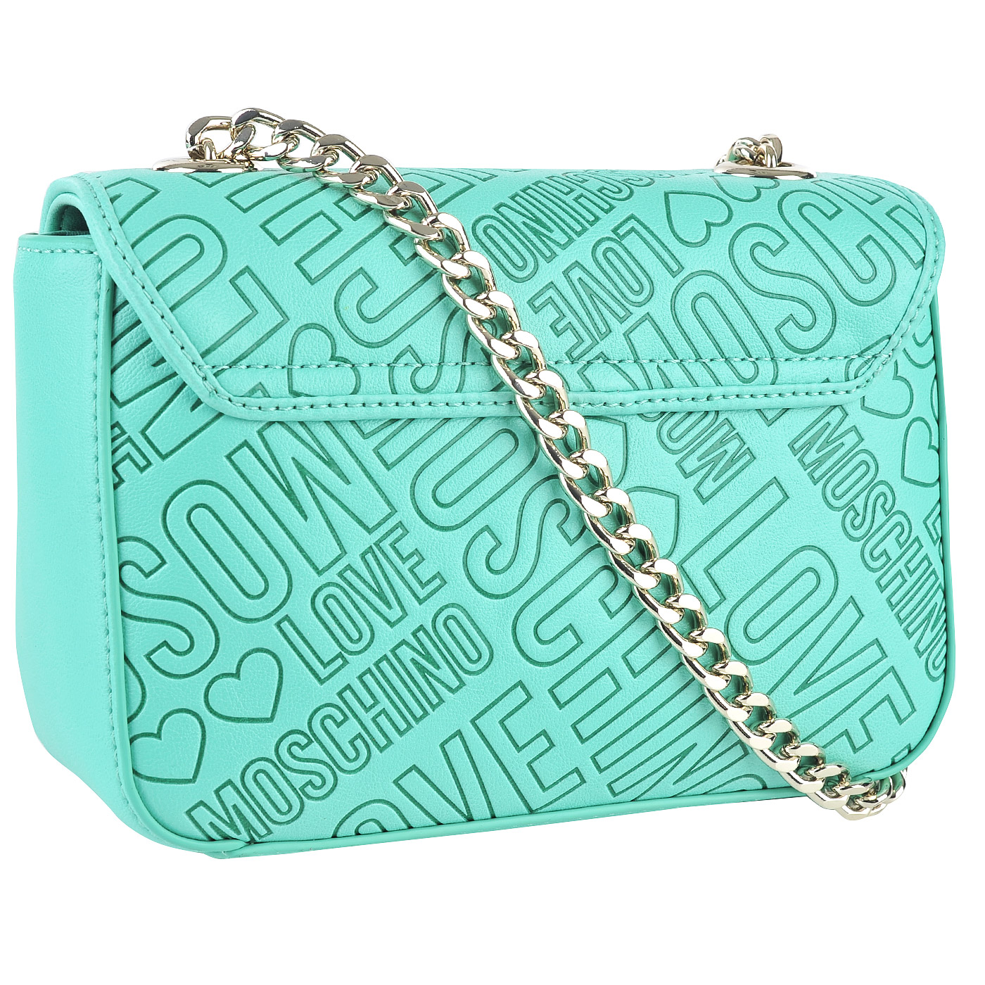 Женская сумка через плечо Love Moschino Embossed logo