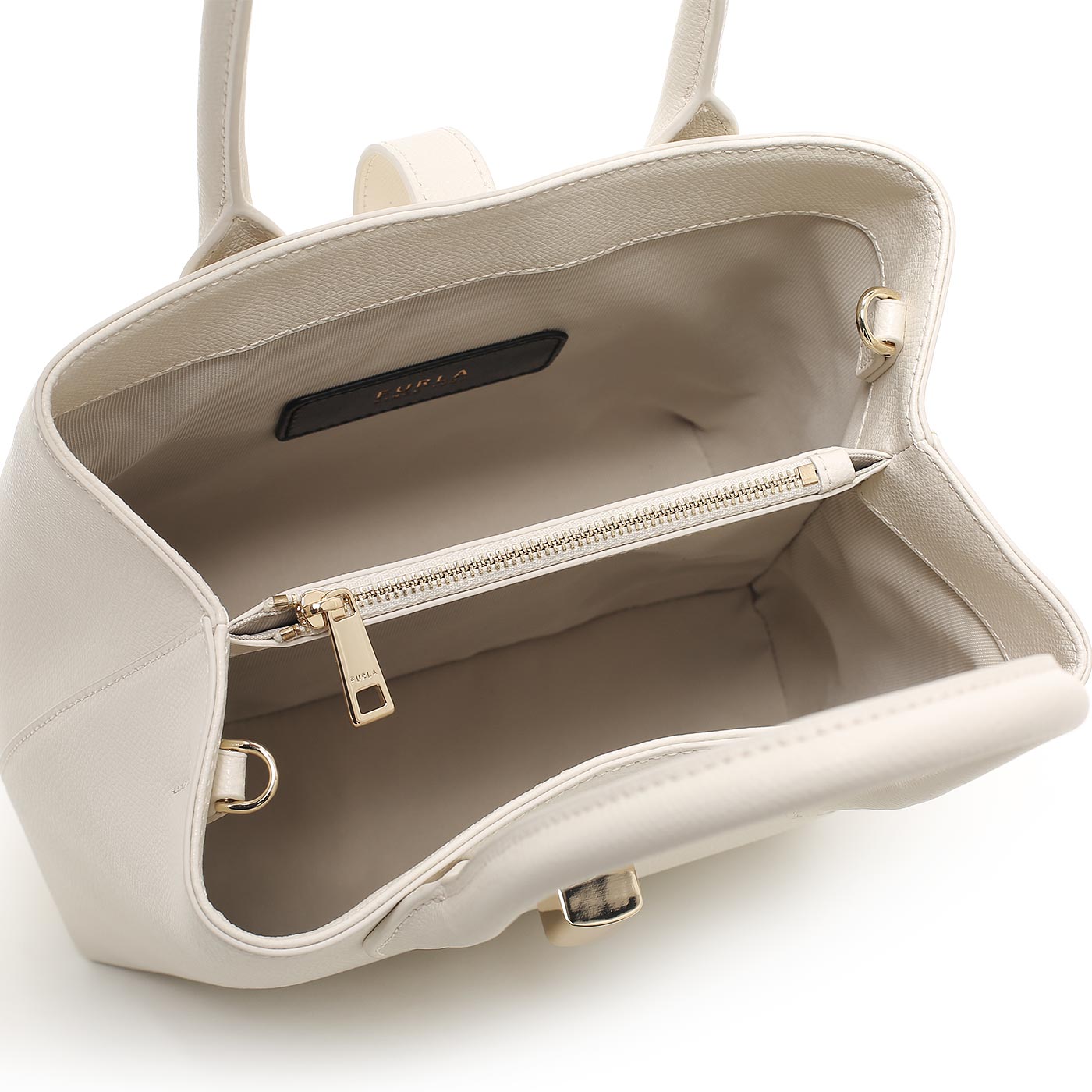 Кожаная сумка Furla Goccia