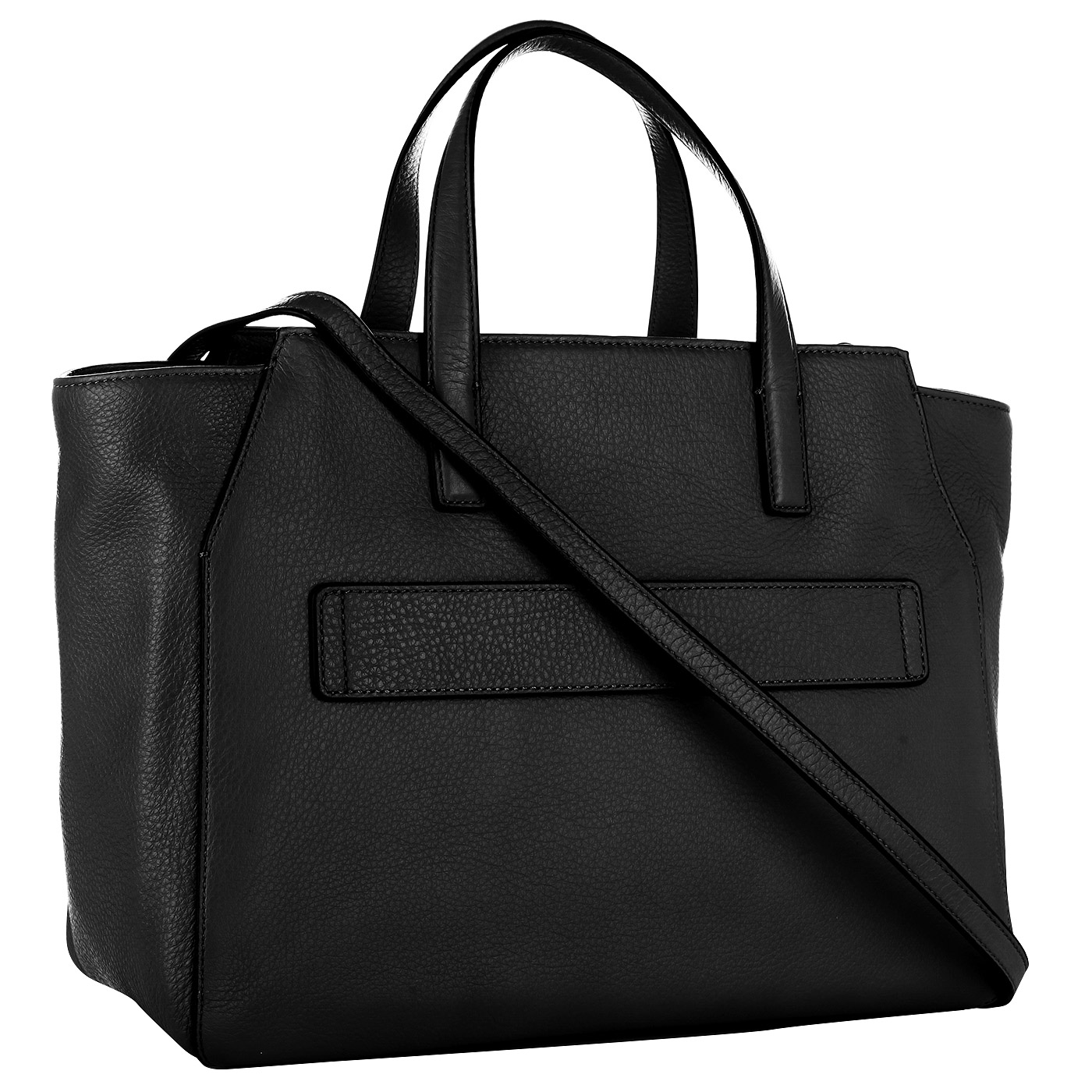 Черная женская сумка из натуральной кожи Piquadro Muse