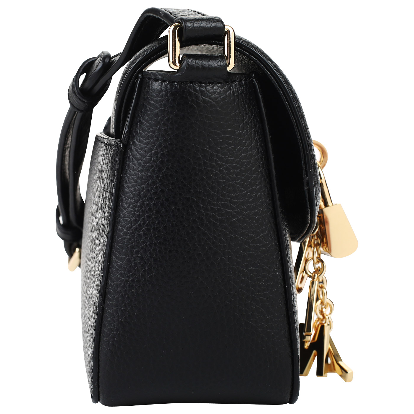 Черная сумочка из кожи DKNY Elissa