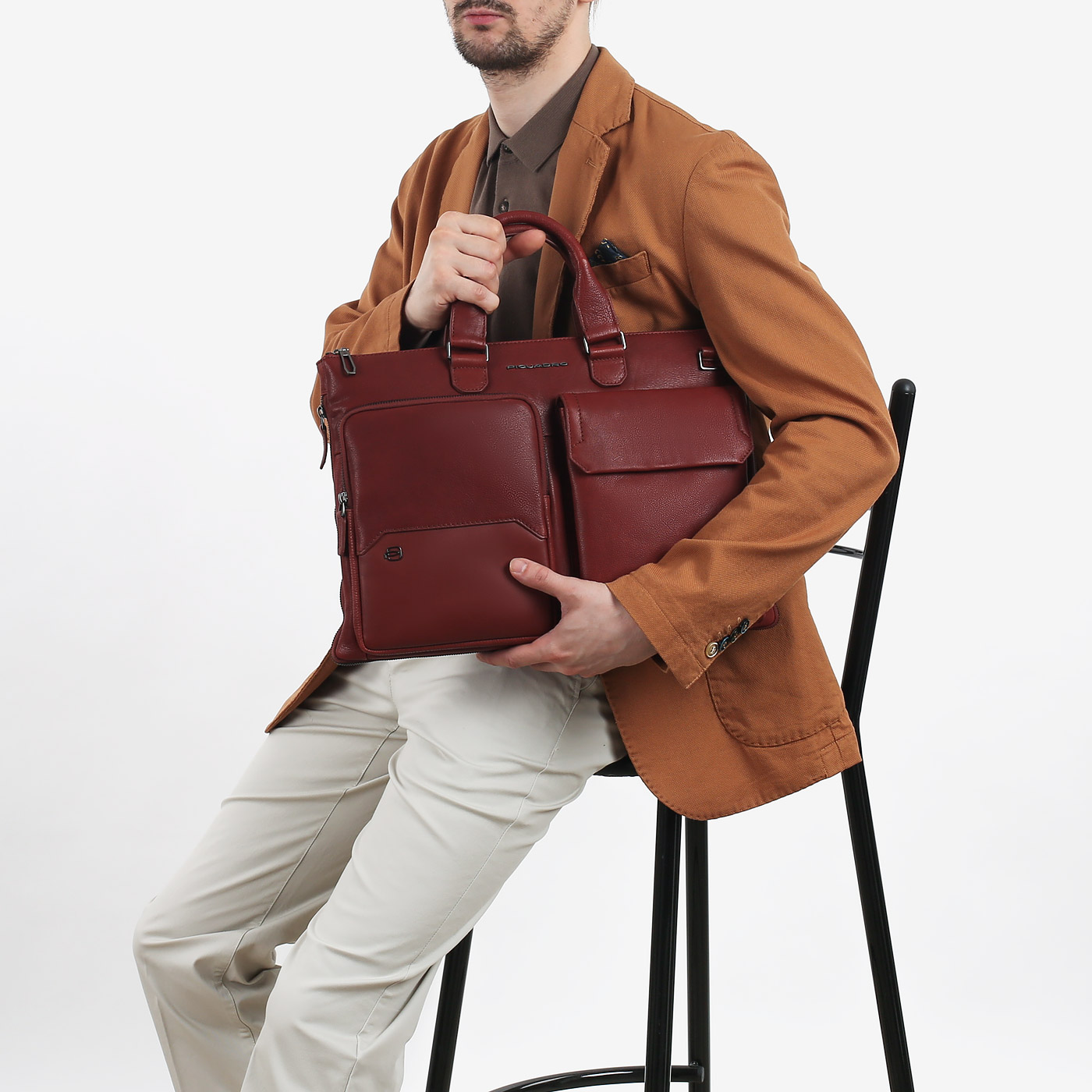 Бизнес-сумка с дополнительным объемом Piquadro Martin