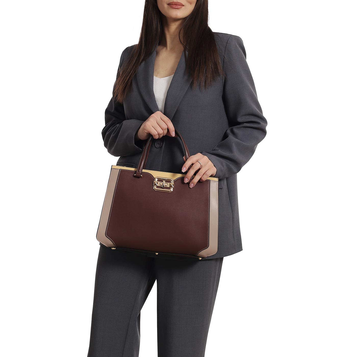 Кожаная сумка Cromia Isabella