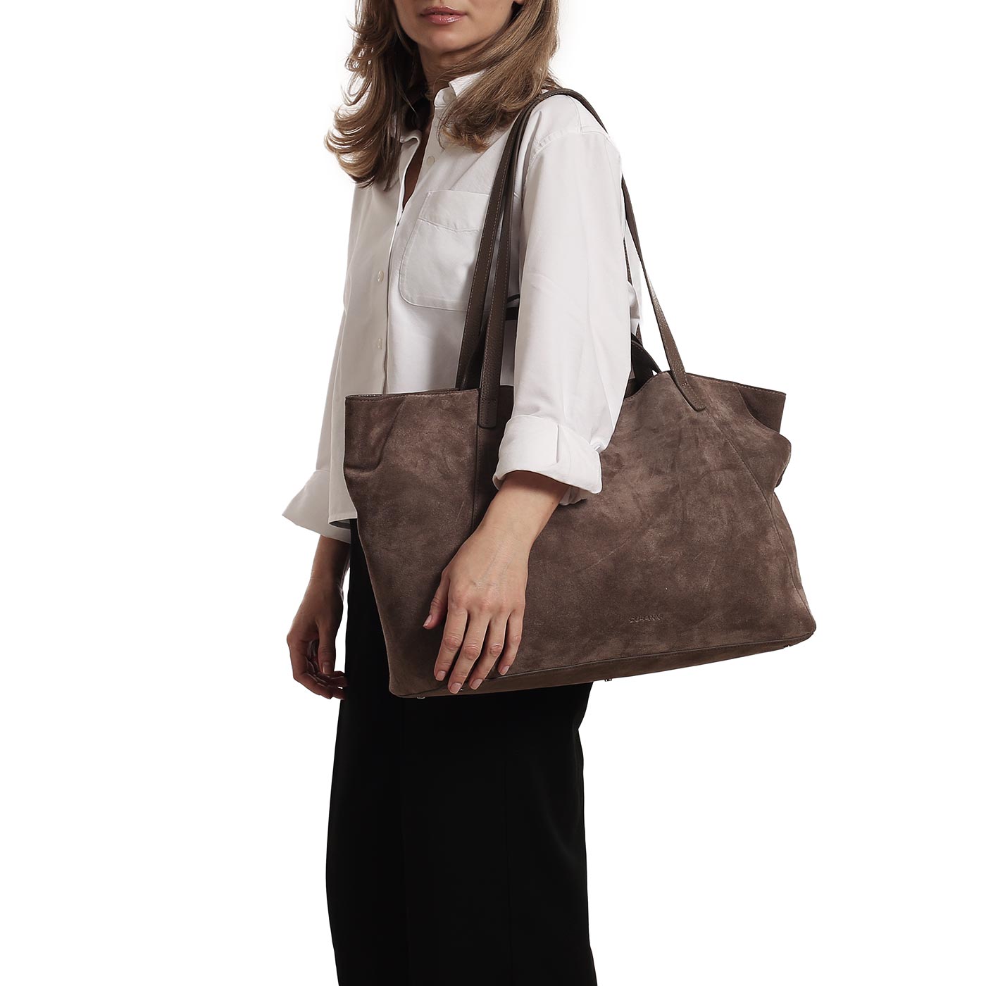 Кожаная сумка Curanni 