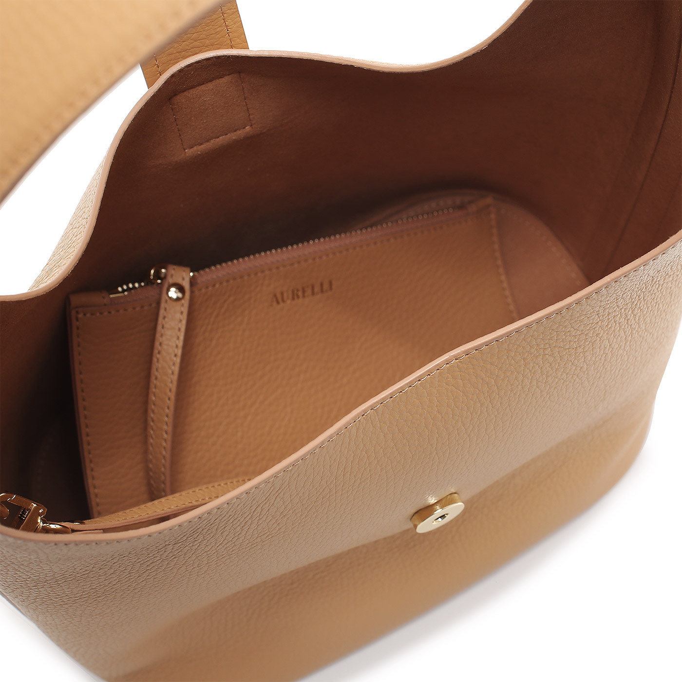 Кожаная сумка Aurelli Soft