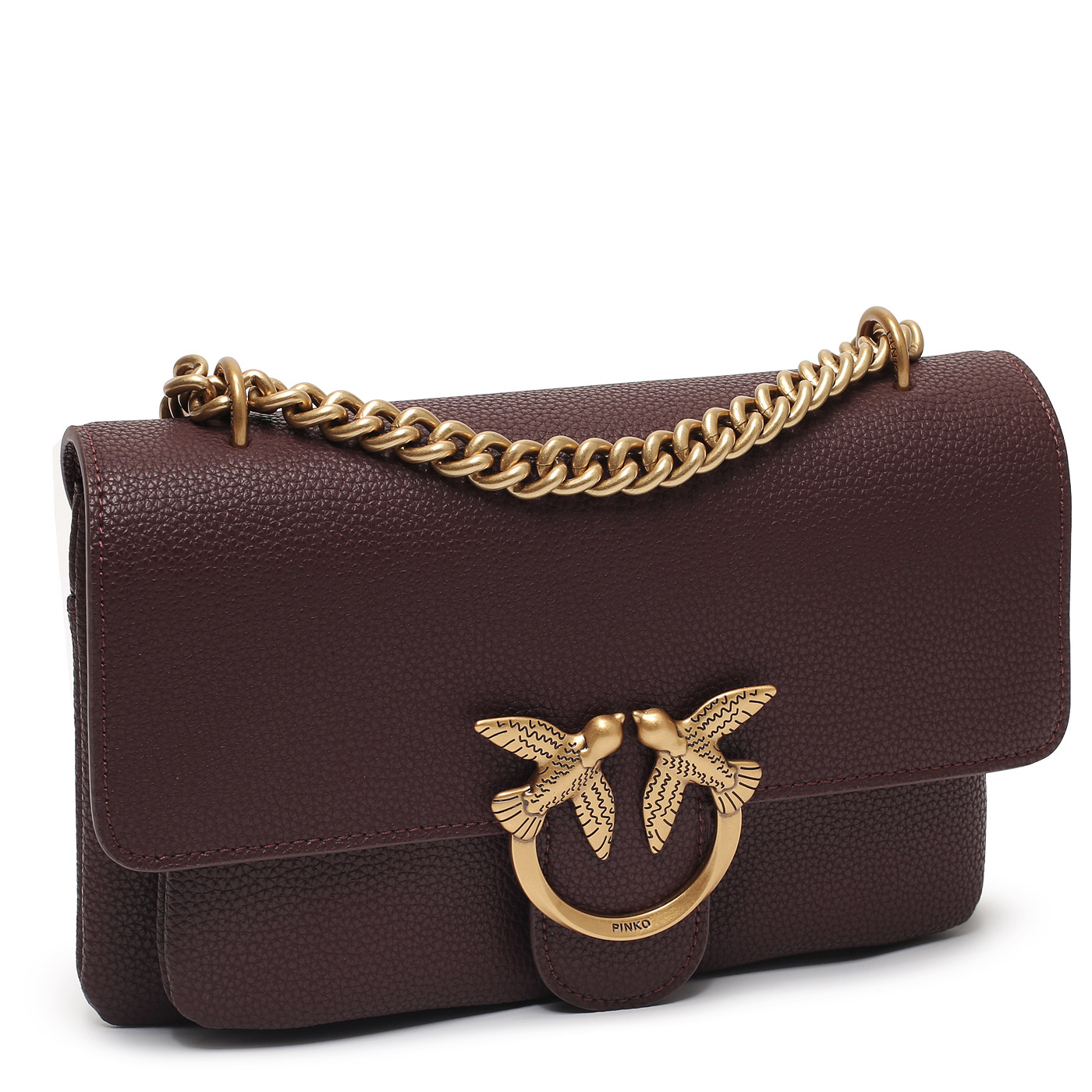 Сумка через плечо с цепочкой Pinko Love Soft