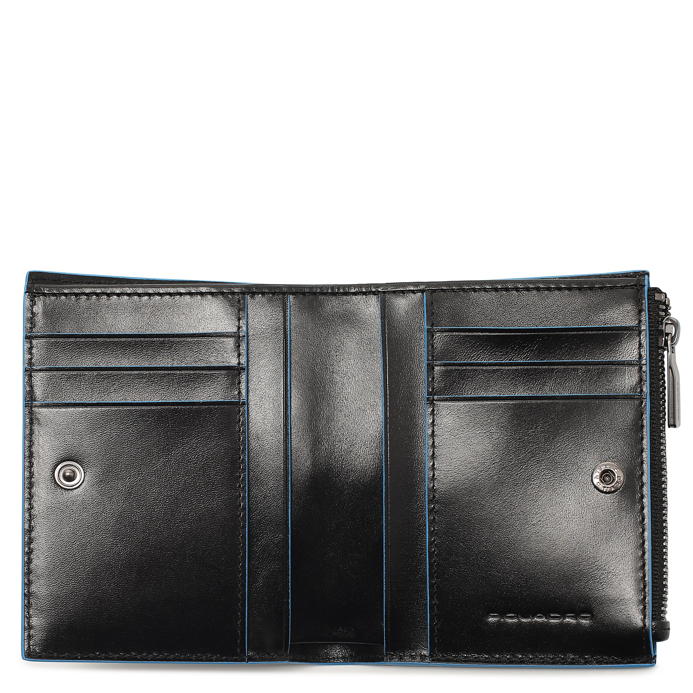 Портмоне складное на кнопке Piquadro Blue square