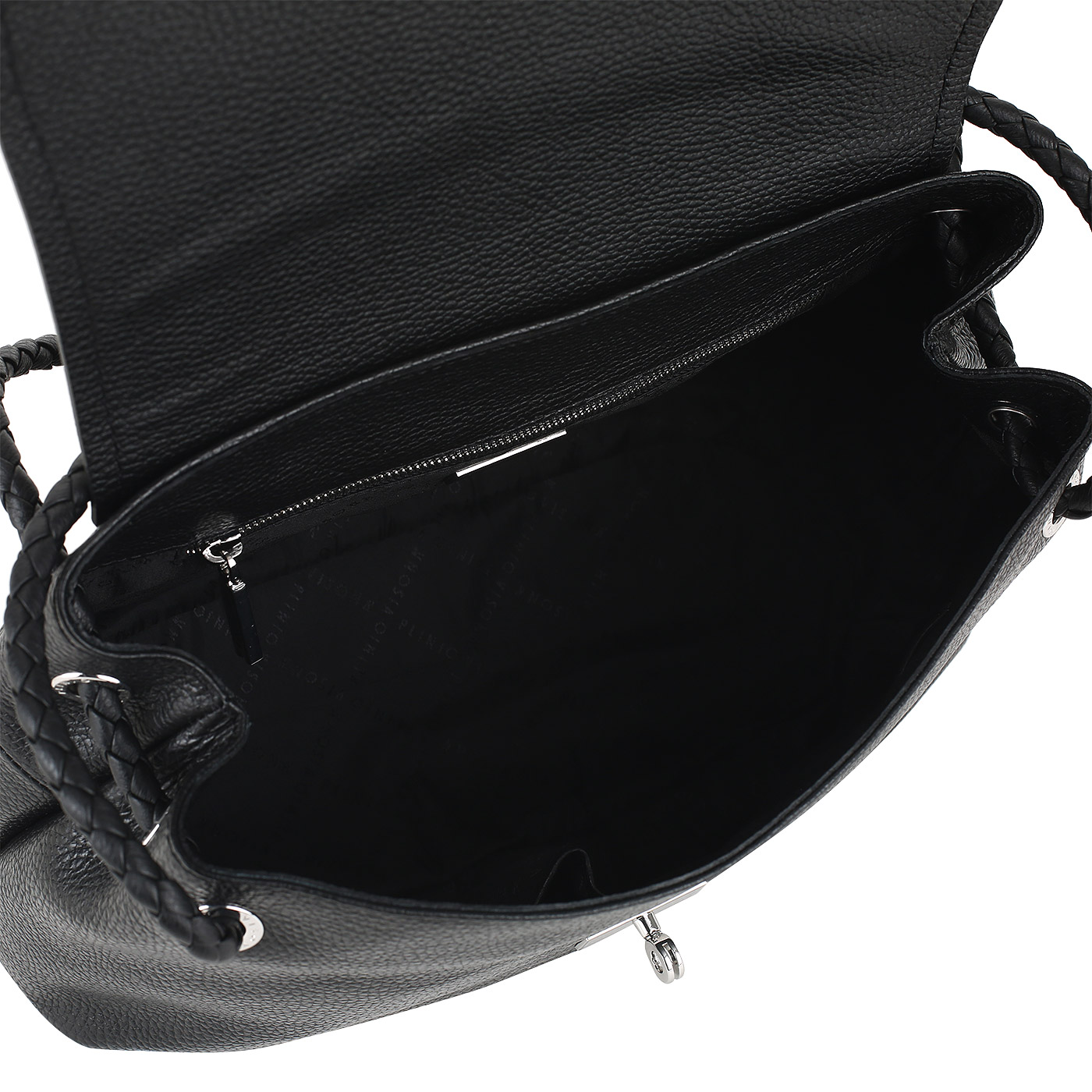 Кожаная сумка Plinio Visona Alba