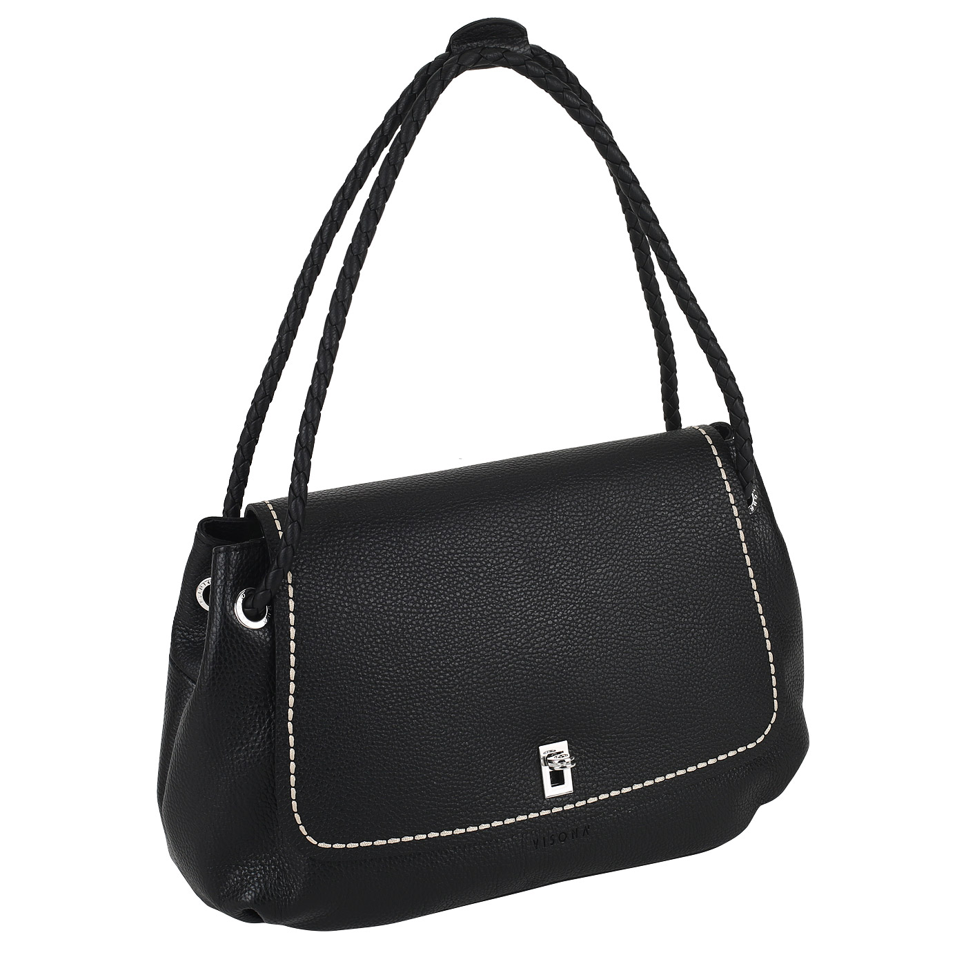 Кожаная сумка Plinio Visona Alba