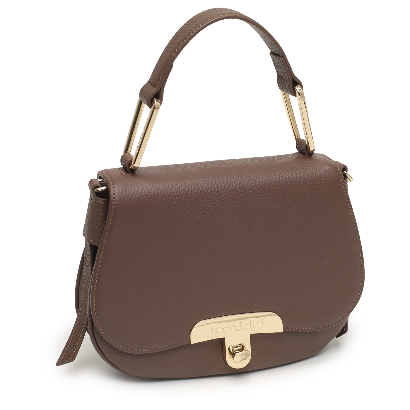 Кожаная сумка Braccialini Michelle