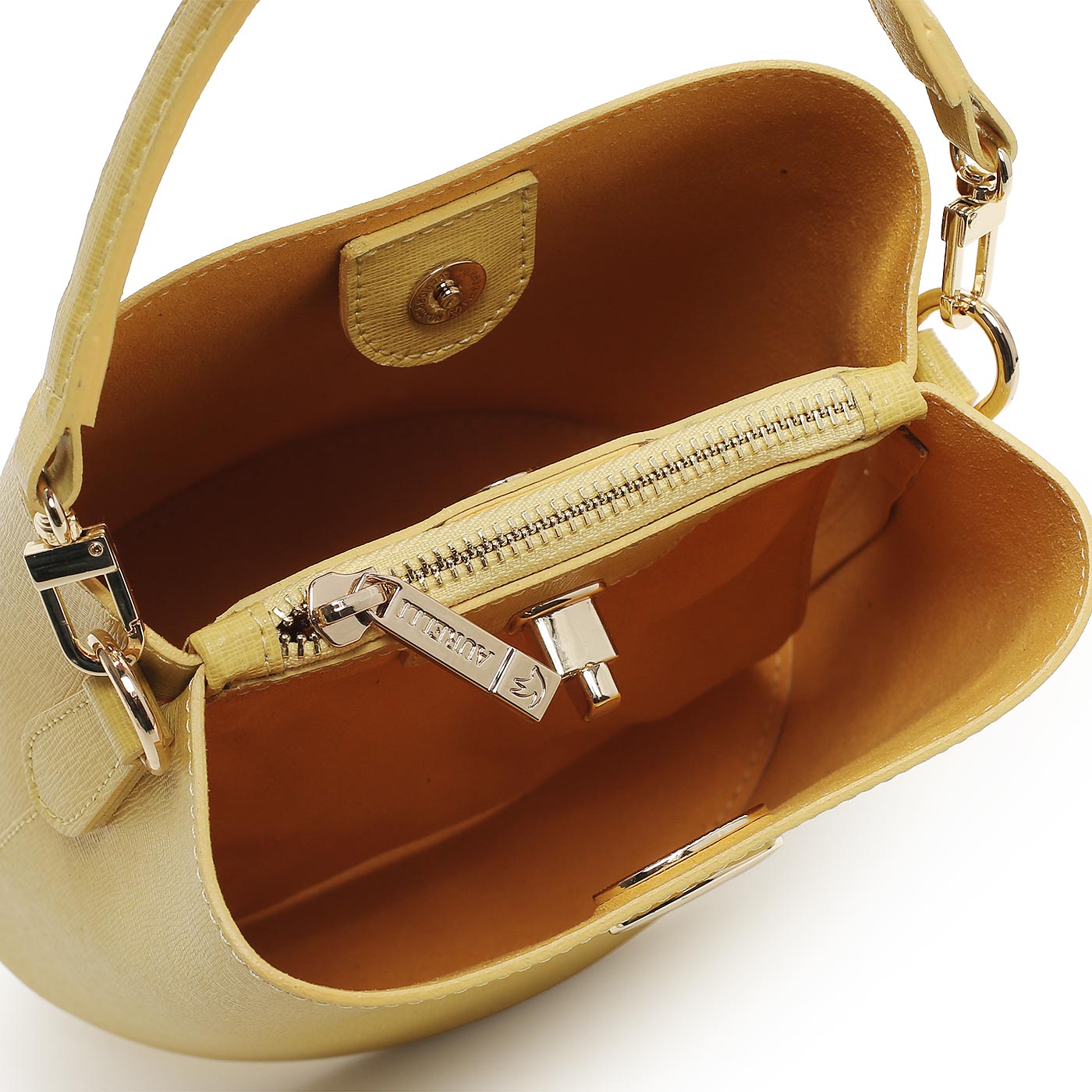 Кожаная сумка Aurelli Saffiano