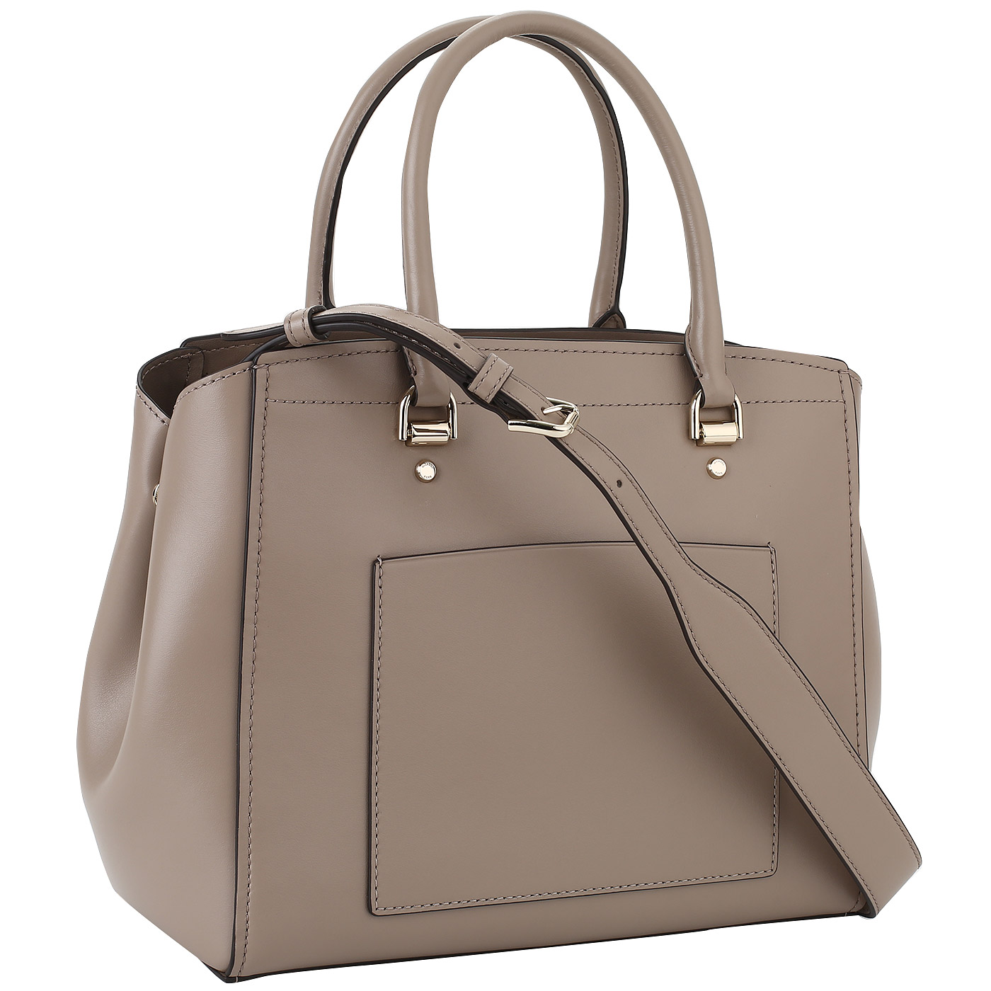 Кожаная сумка с боковыми кнопками Michael Kors Benning