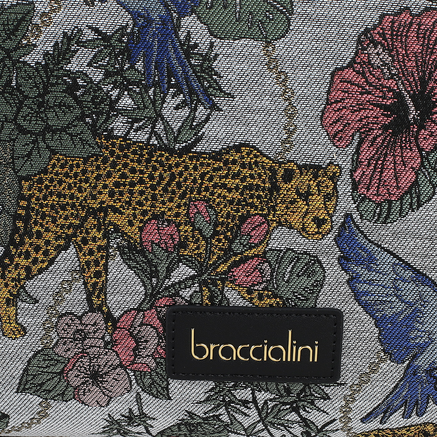 Сумка с ручками-цепочками Braccialini Jacquard