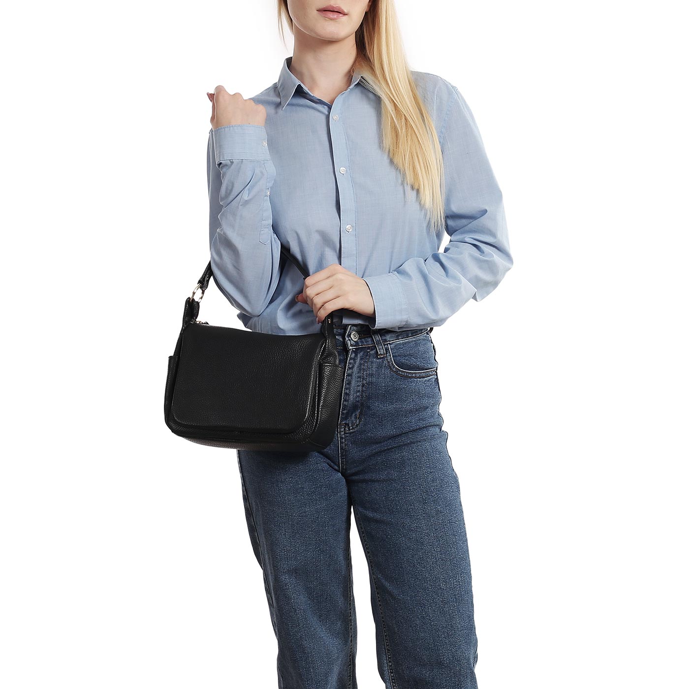 Кожаная сумка Bruno Rossi Dollaro