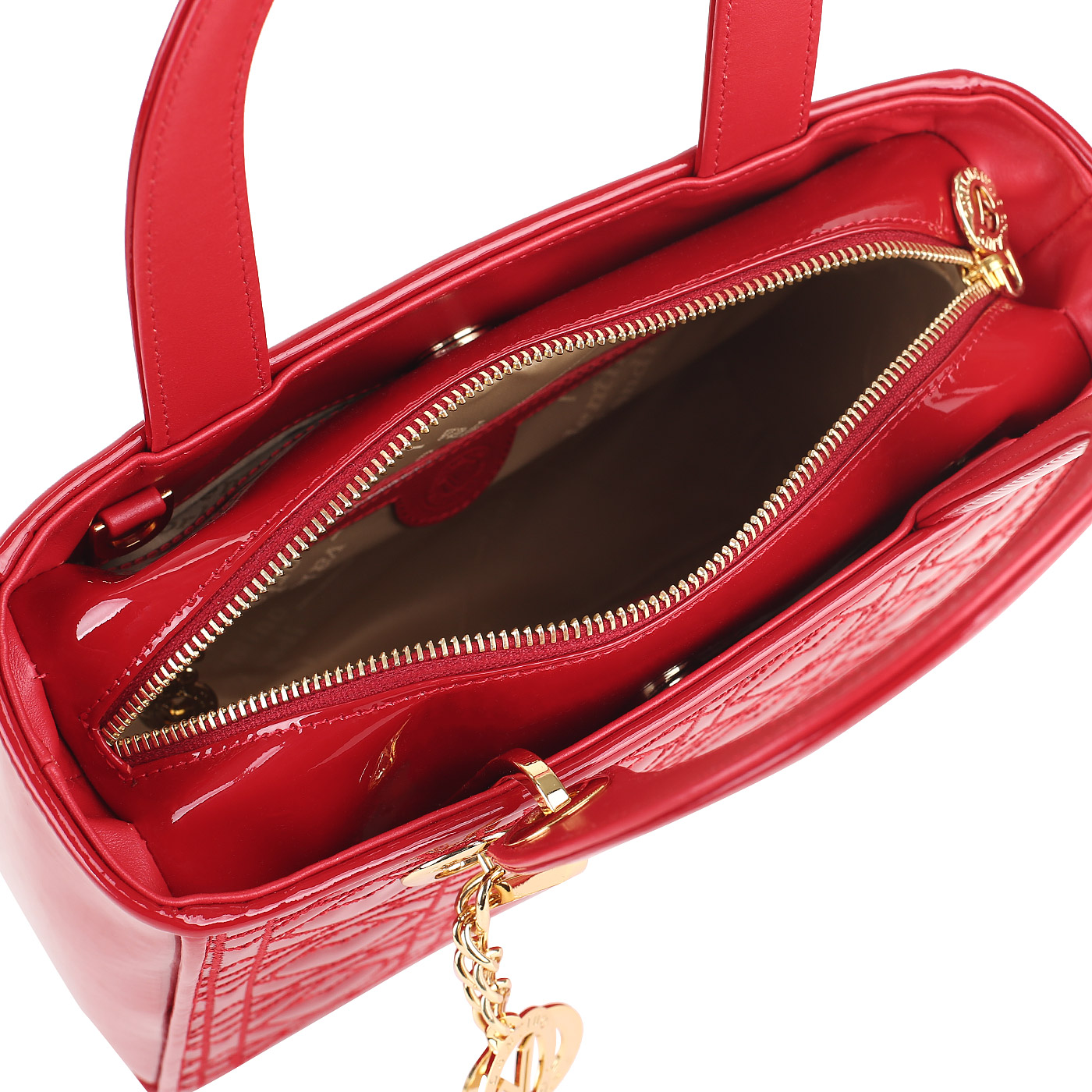 Кожаная сумка Valentino Orlandi Renne Shine