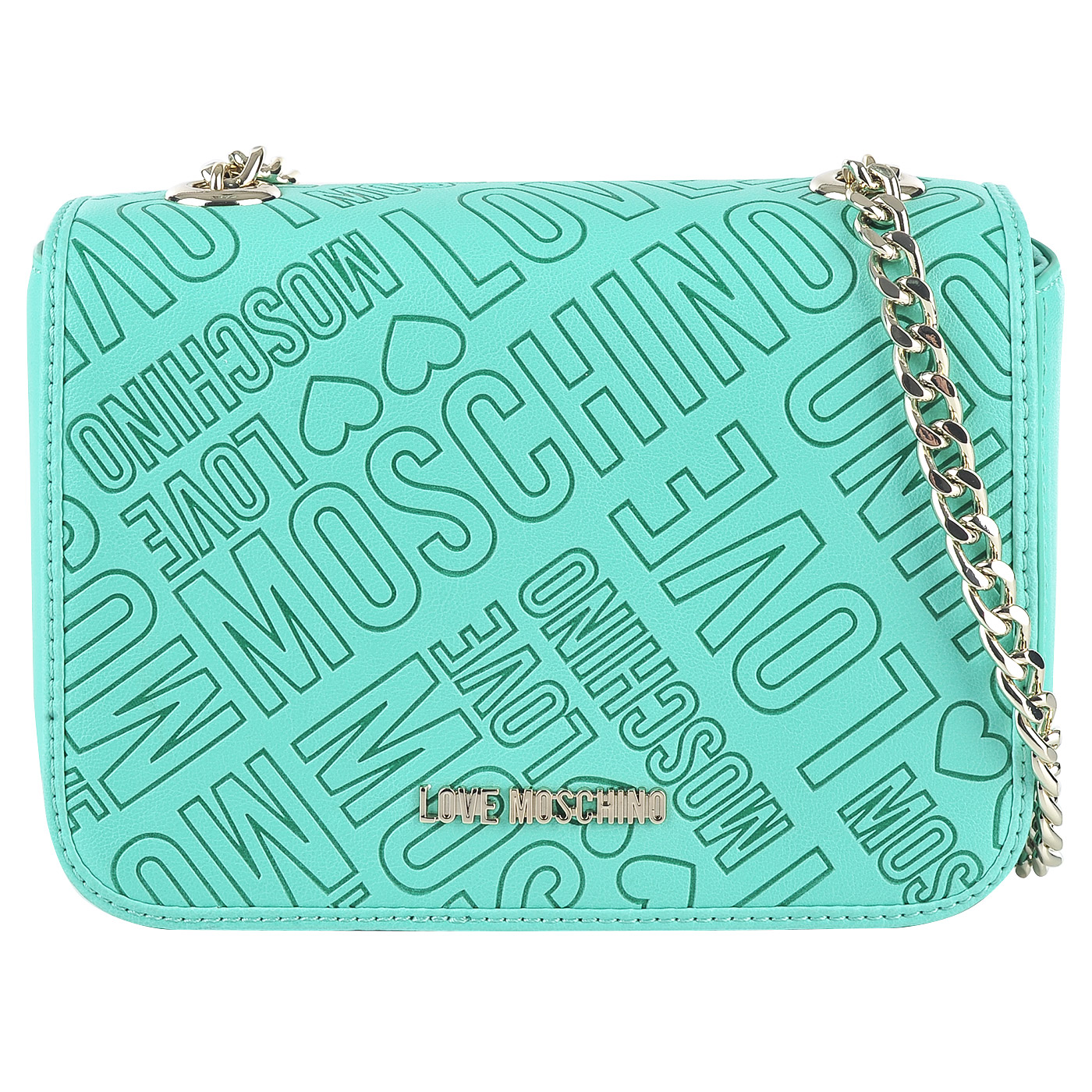 Женская сумка через плечо Love Moschino Embossed logo