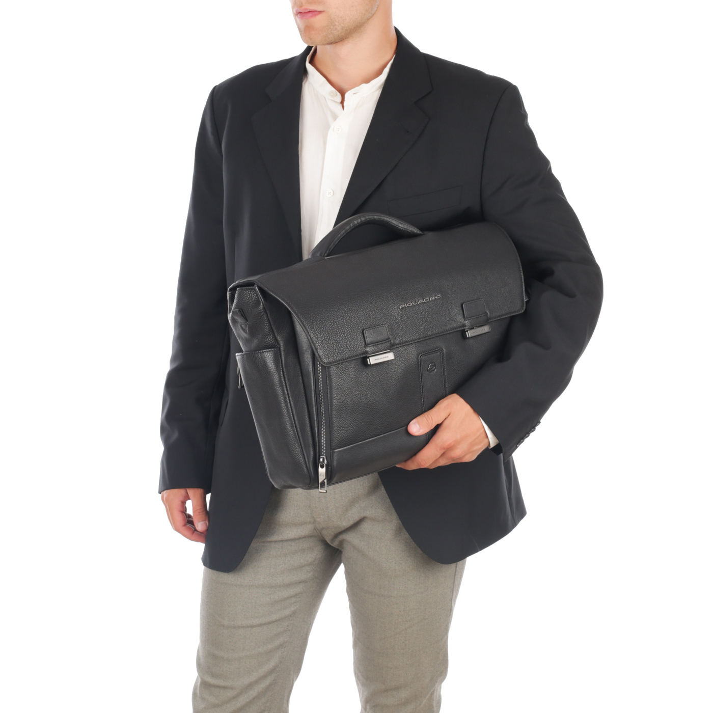 Кожаный портфель Piquadro Carl