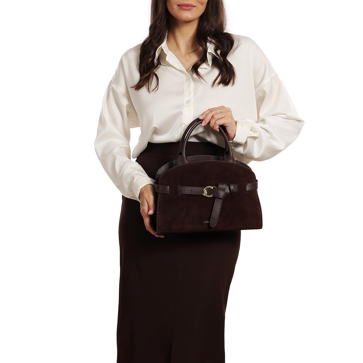 Кожаная сумка Coccinelle CoccinelleSabine suede