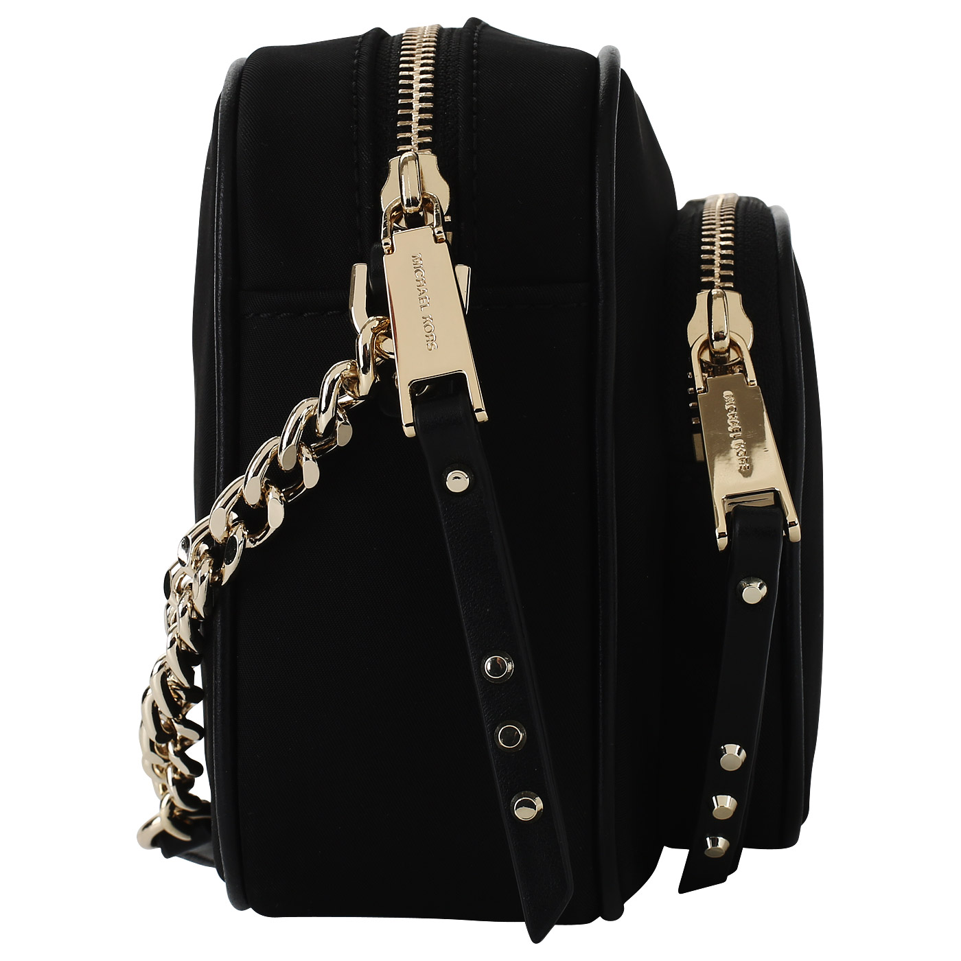 Черная сумка через плечо Michael Kors Leila