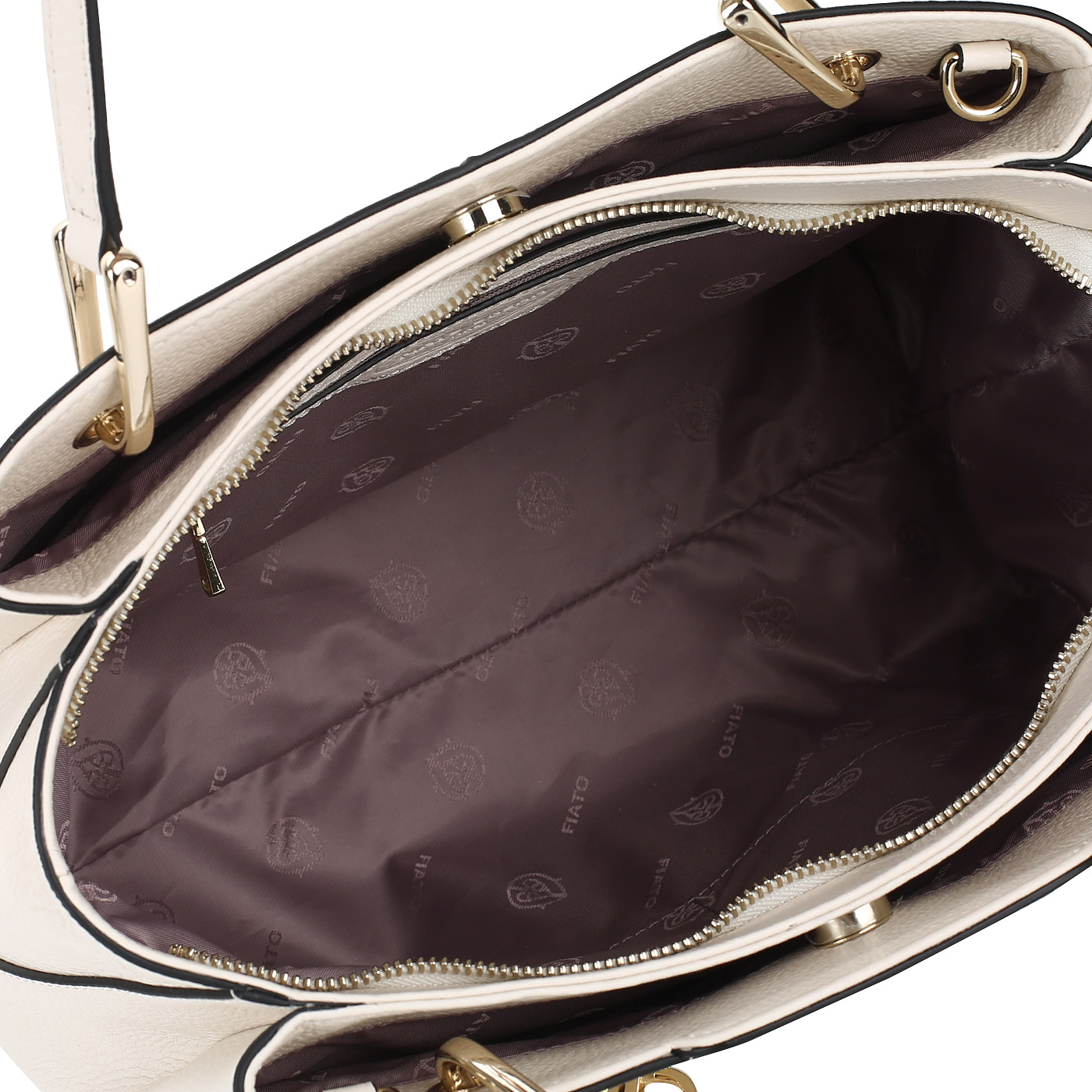 Женская кожаная сумка с тремя отделами Fiato Dream 