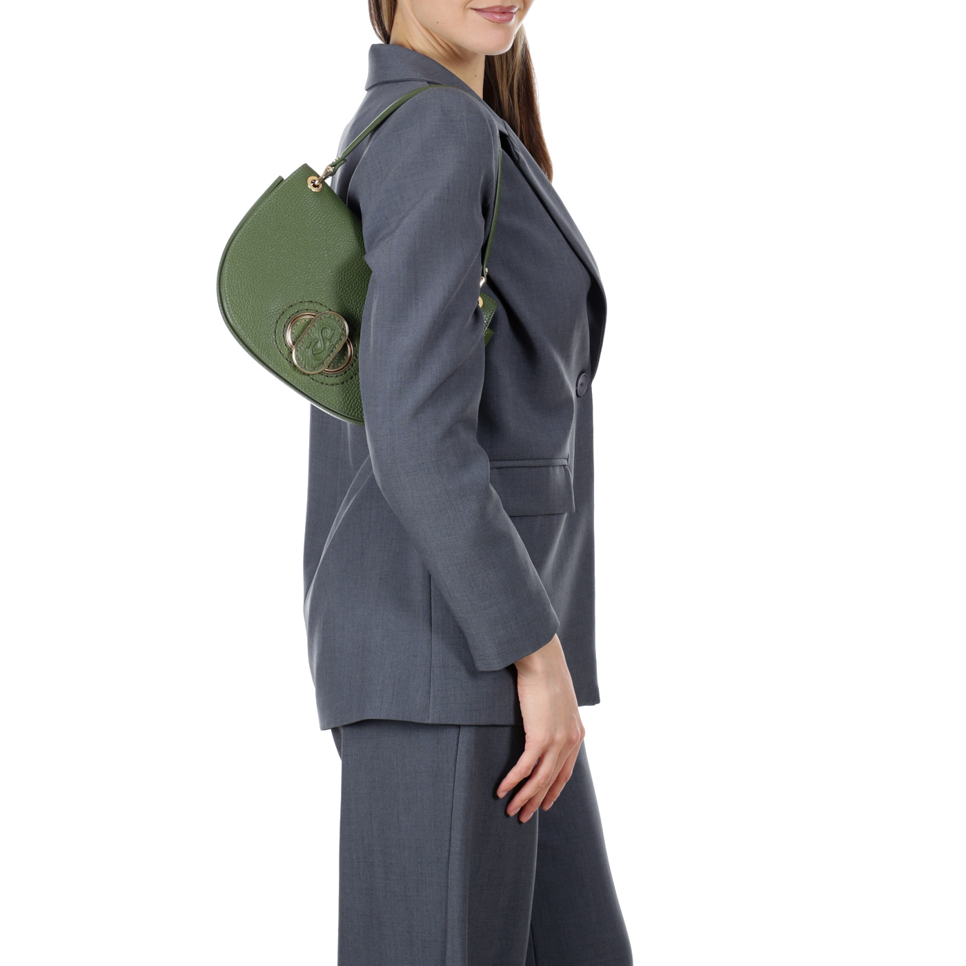 Кожаная сумка Carlo Salvatelli Madeleine gemma