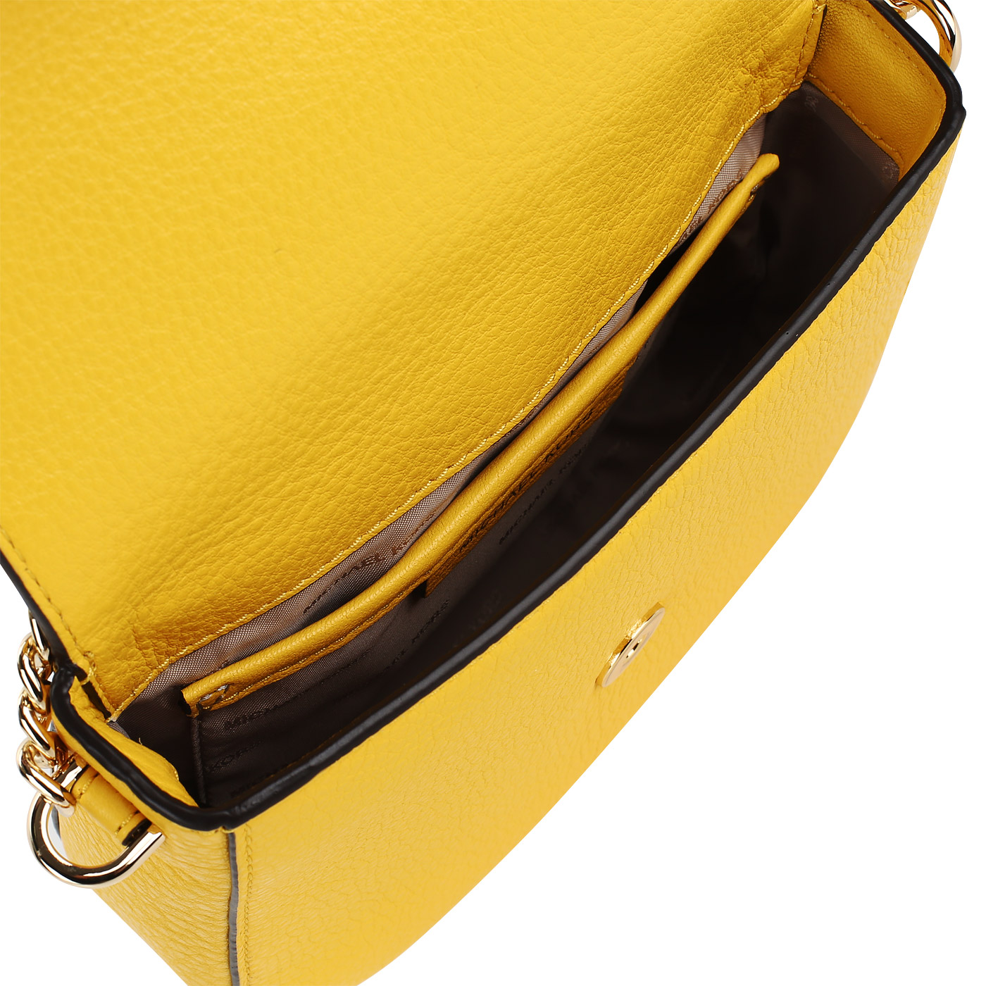 Кожаная сумочка-седло с ремешком Michael Kors Mott