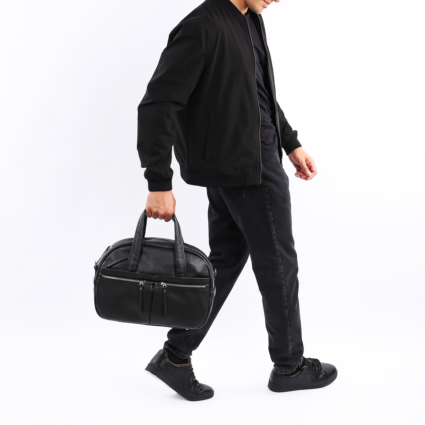 Кожаная дорожная сумка Stevens