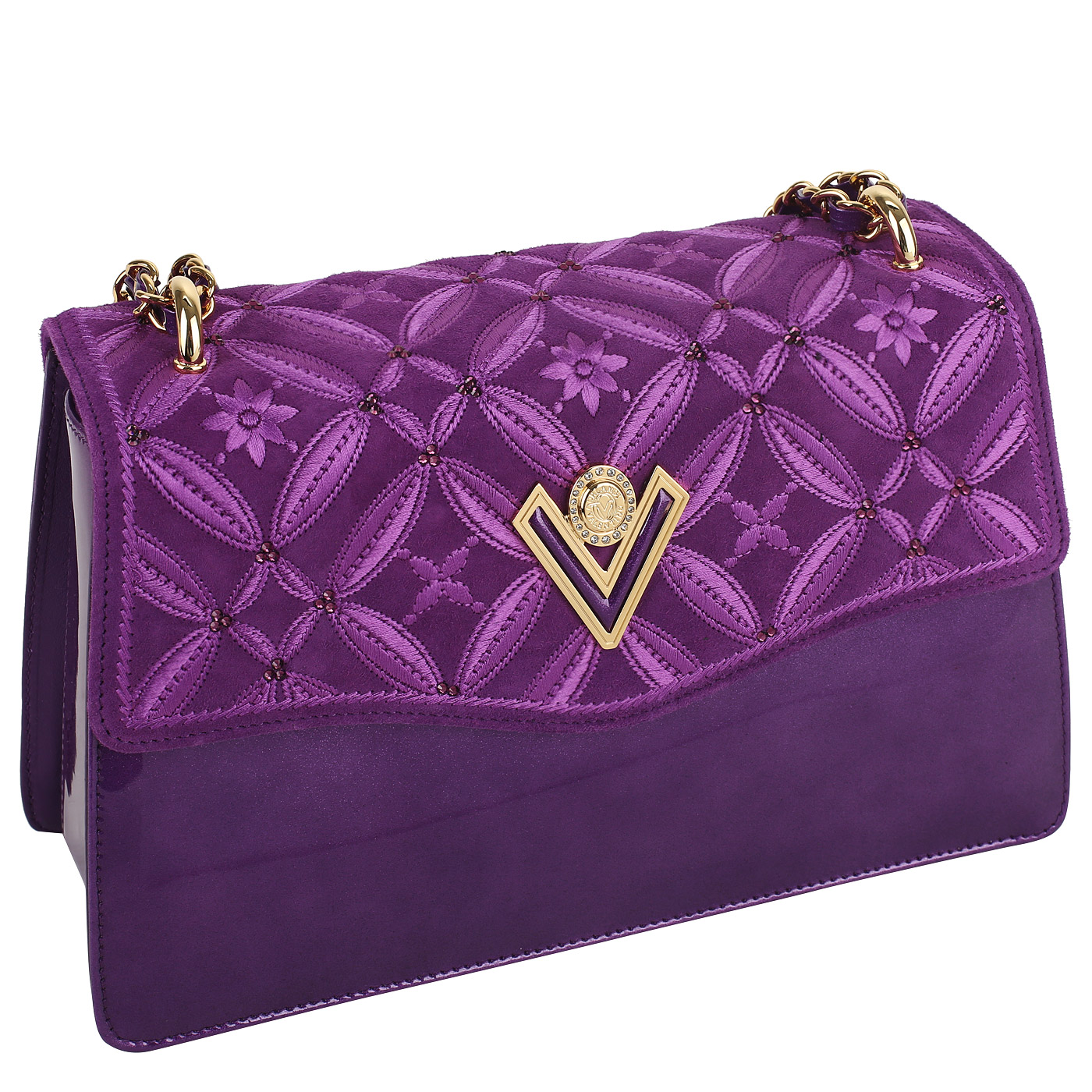 Сумка через плечо с цепочкой Valentino Orlandi Soleil