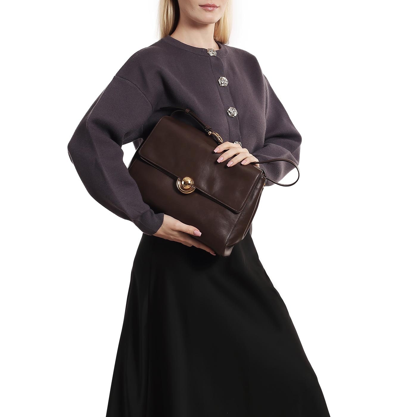 Кожаная сумка Furla Domus