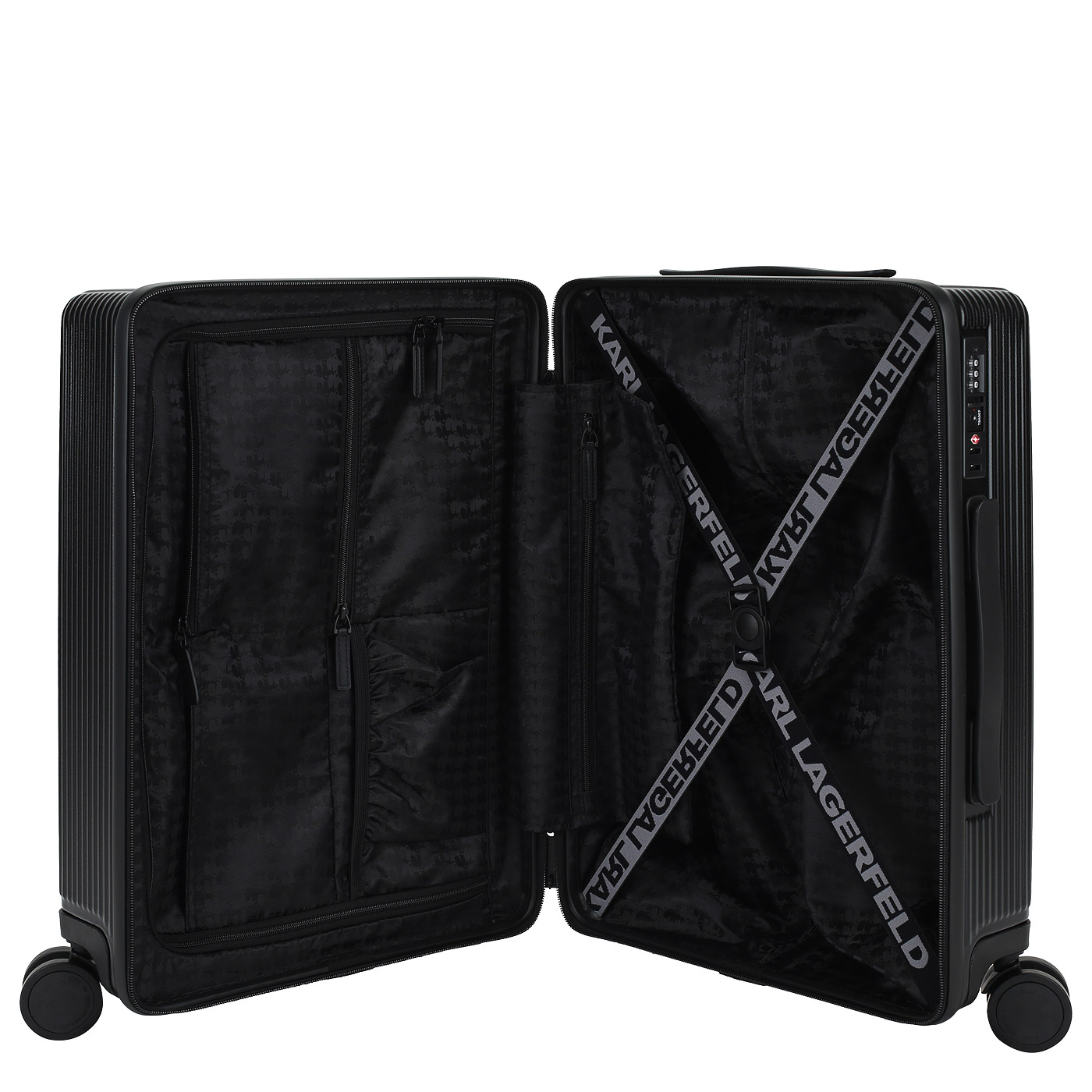 Чемодан маленький S из поликарбоната Karl Lagerfeld Ikonik 2.0