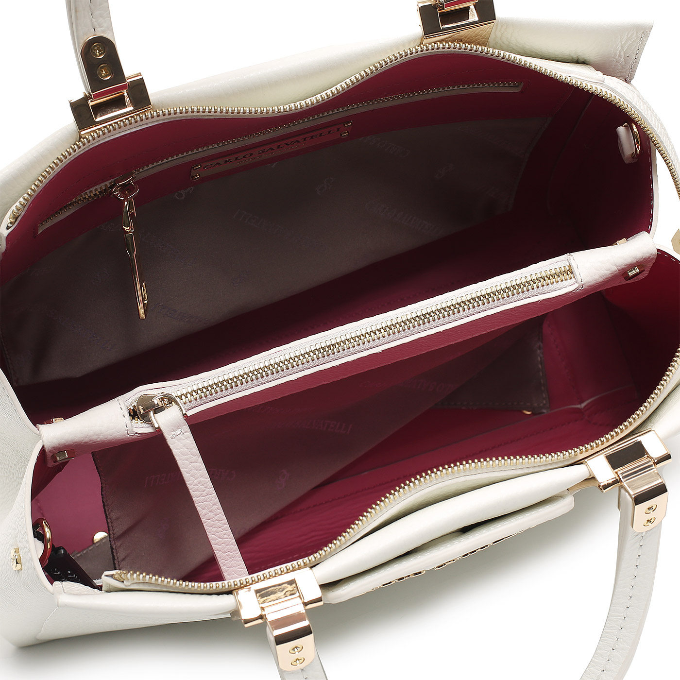 Кожаная сумка Carlo Salvatelli Swami gemma