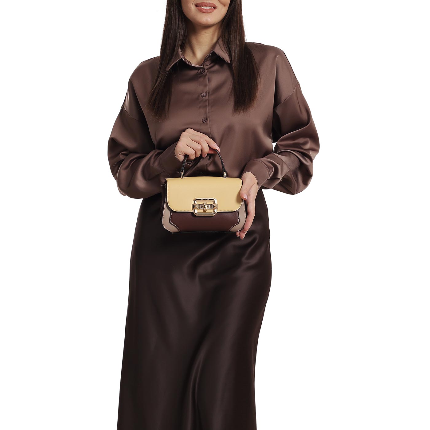 Кожаная сумка Cromia Isabella