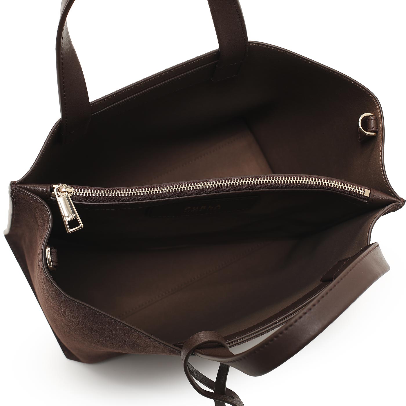 Кожаная сумка Furla Divide IT
